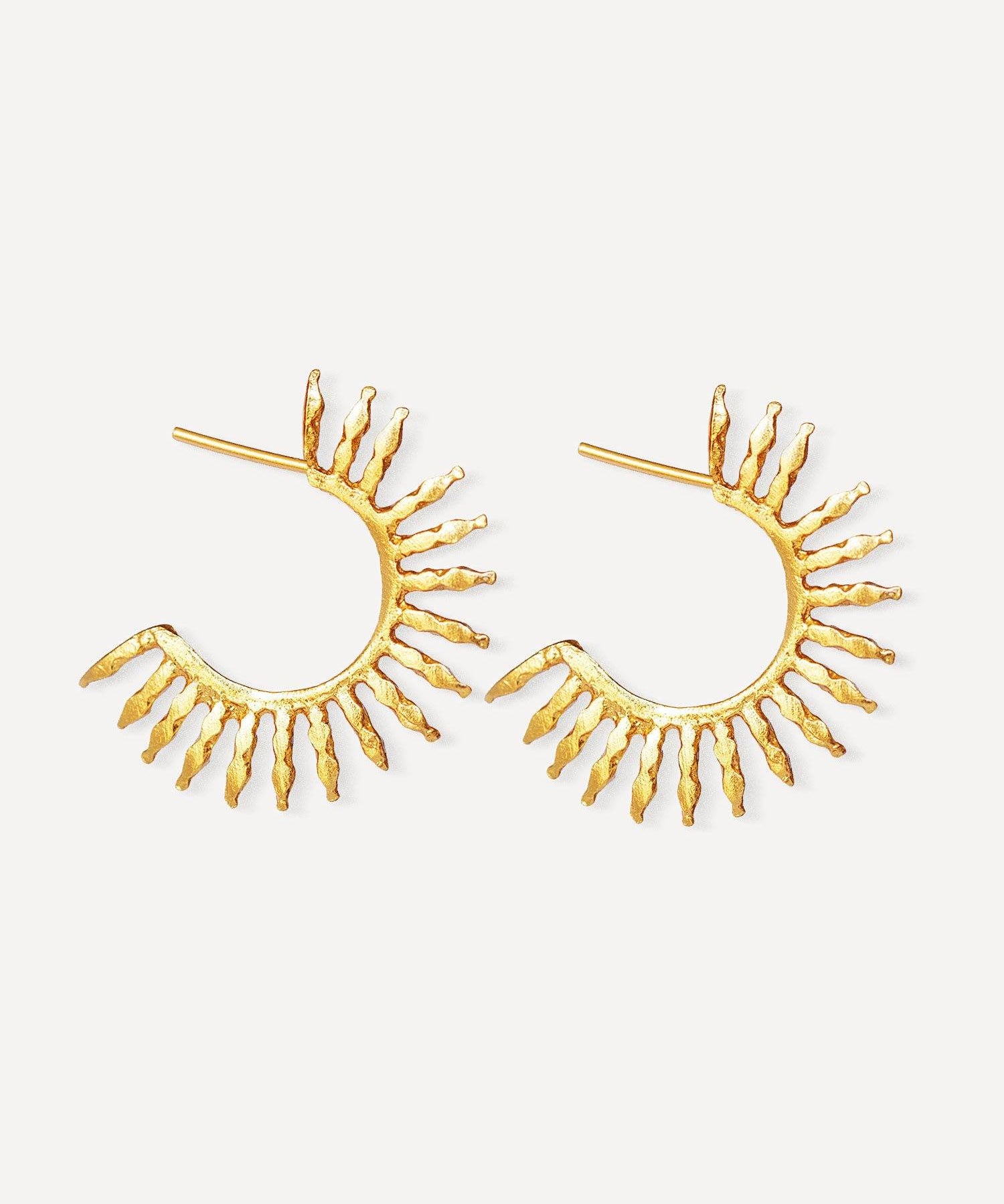 Aylin Gold Hoop Earrings | Sustainable Jewellery by Ottoman Hands