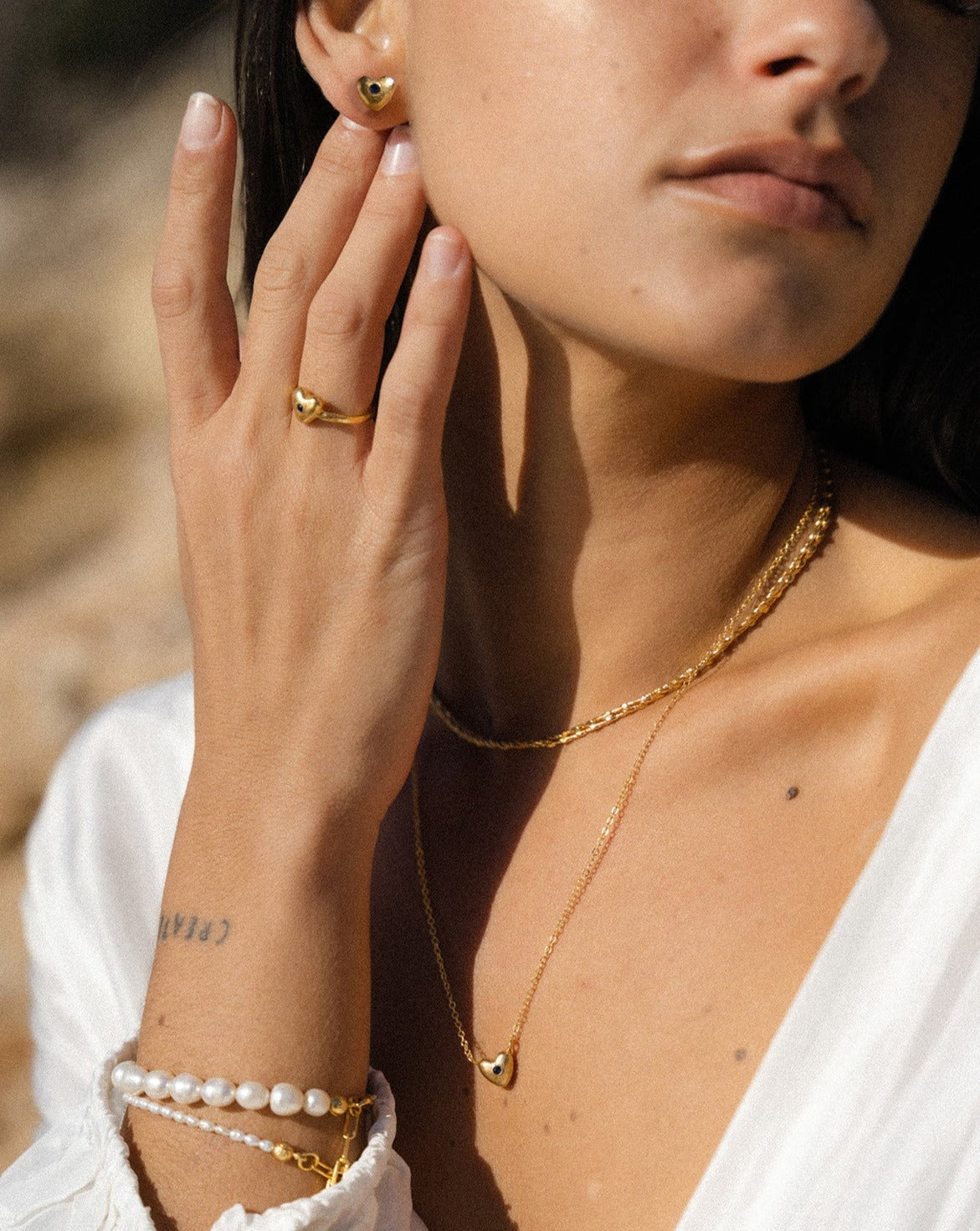 Marina Heart Pendant Necklace | Sustainable Jewellery by Ottoman Hands