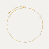 Lyra Pearl Beaded Necklace | Sustainable Jewellery by Ottoman Hands