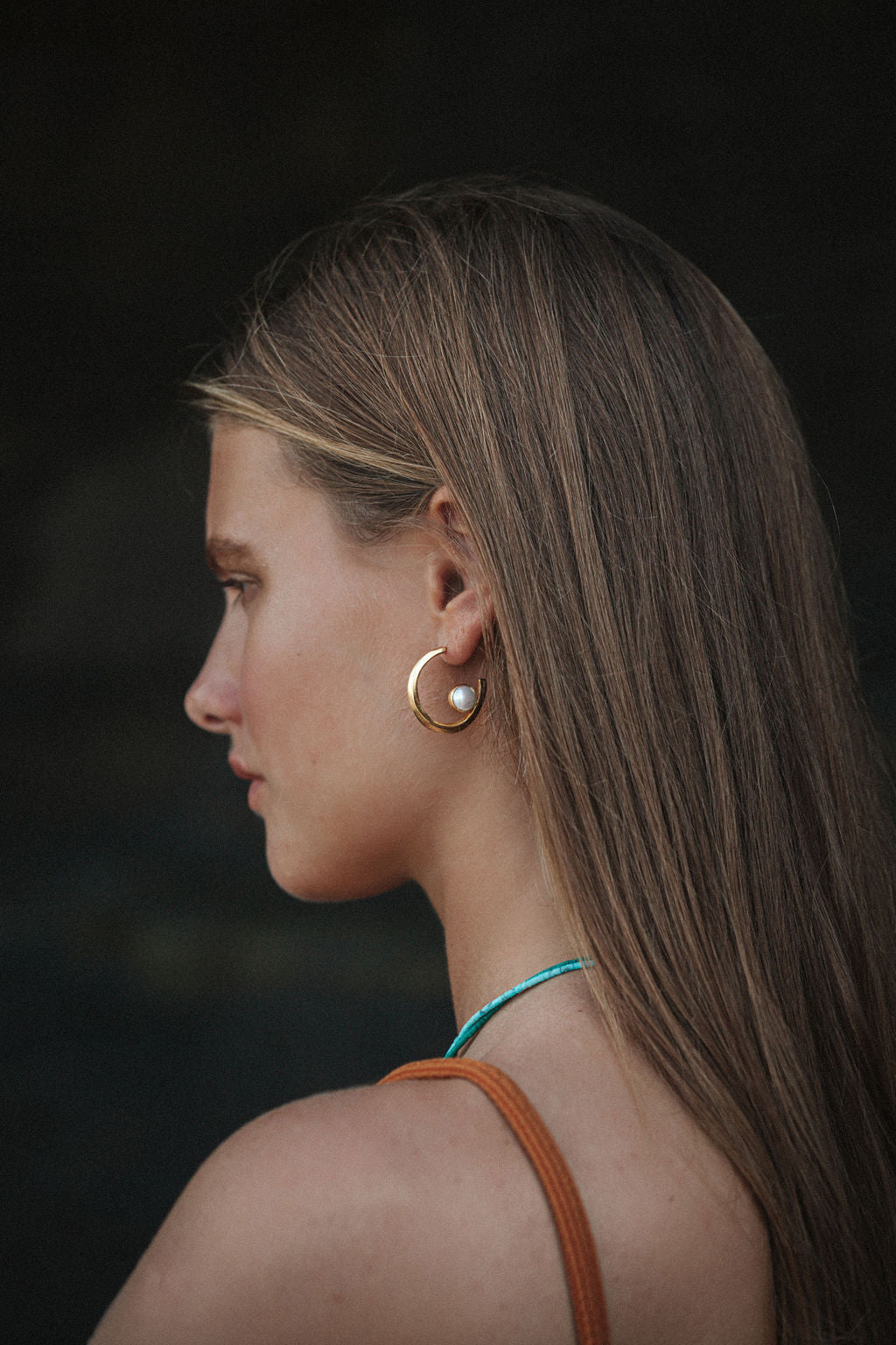 Beau Pearl Hoop Earrings | Sustainable Jewellery by Ottoman Hands