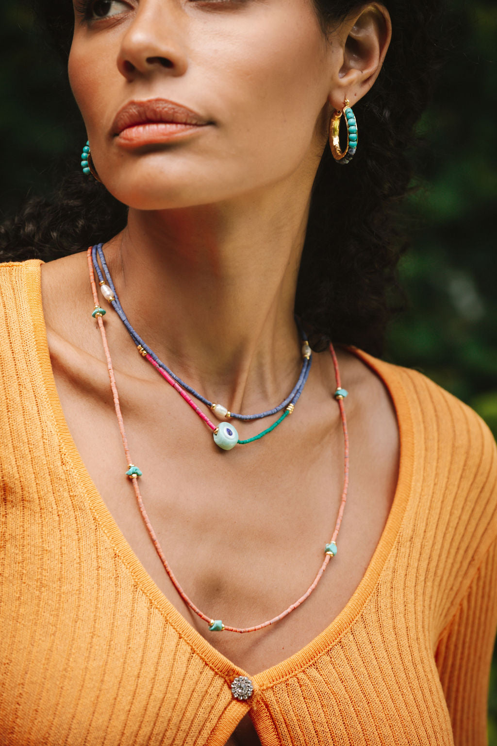 Camilla Pearl Beaded Necklace | Sustainable Jewellery by Ottoman Hands