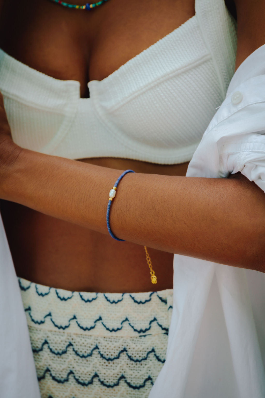 Camilla Pearl Beaded Bracelet | Sustainable Jewellery by Ottoman Hands