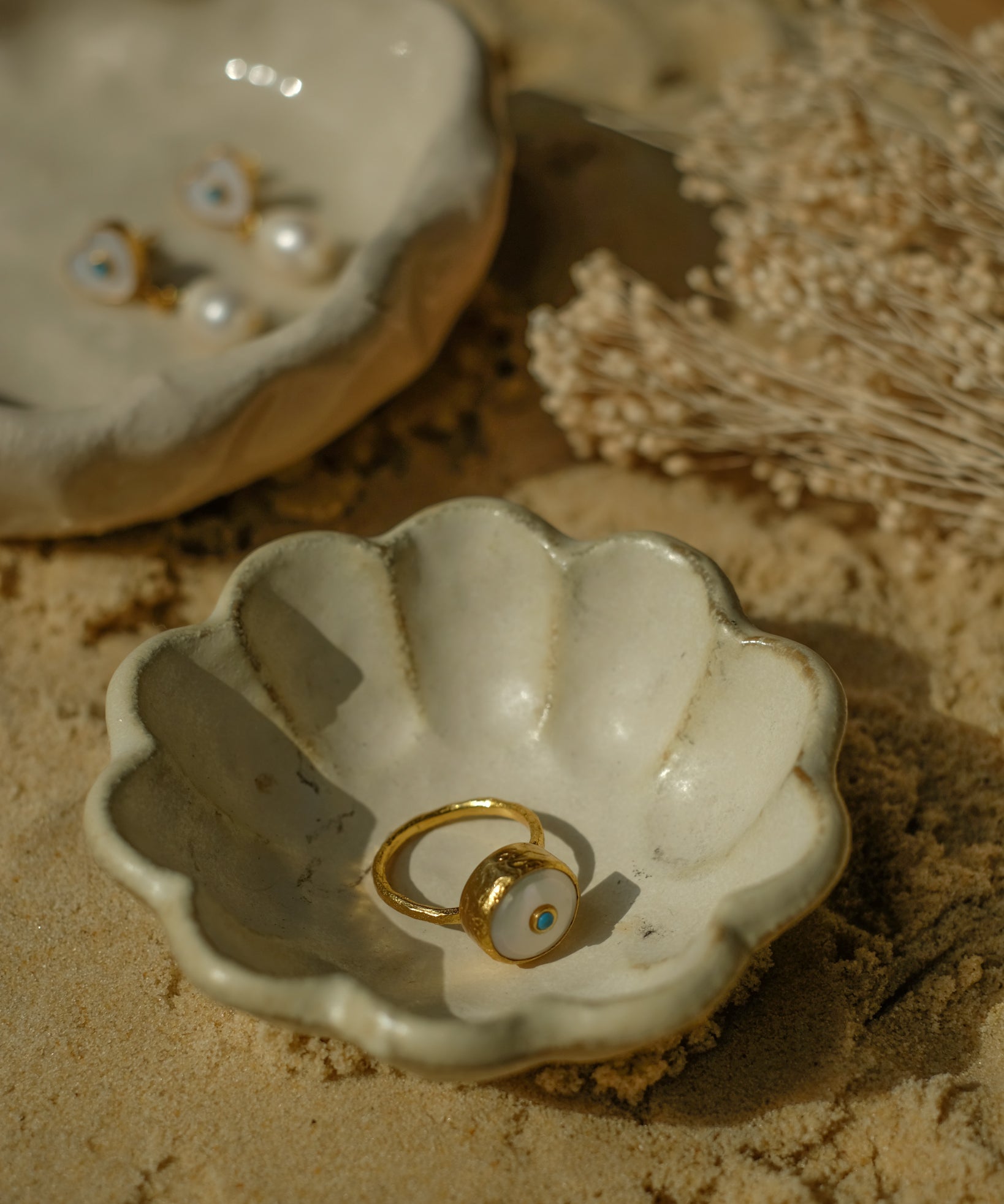 Amalfi Pearl Cocktail Ring | Sustainable Jewellery by Ottoman Hands