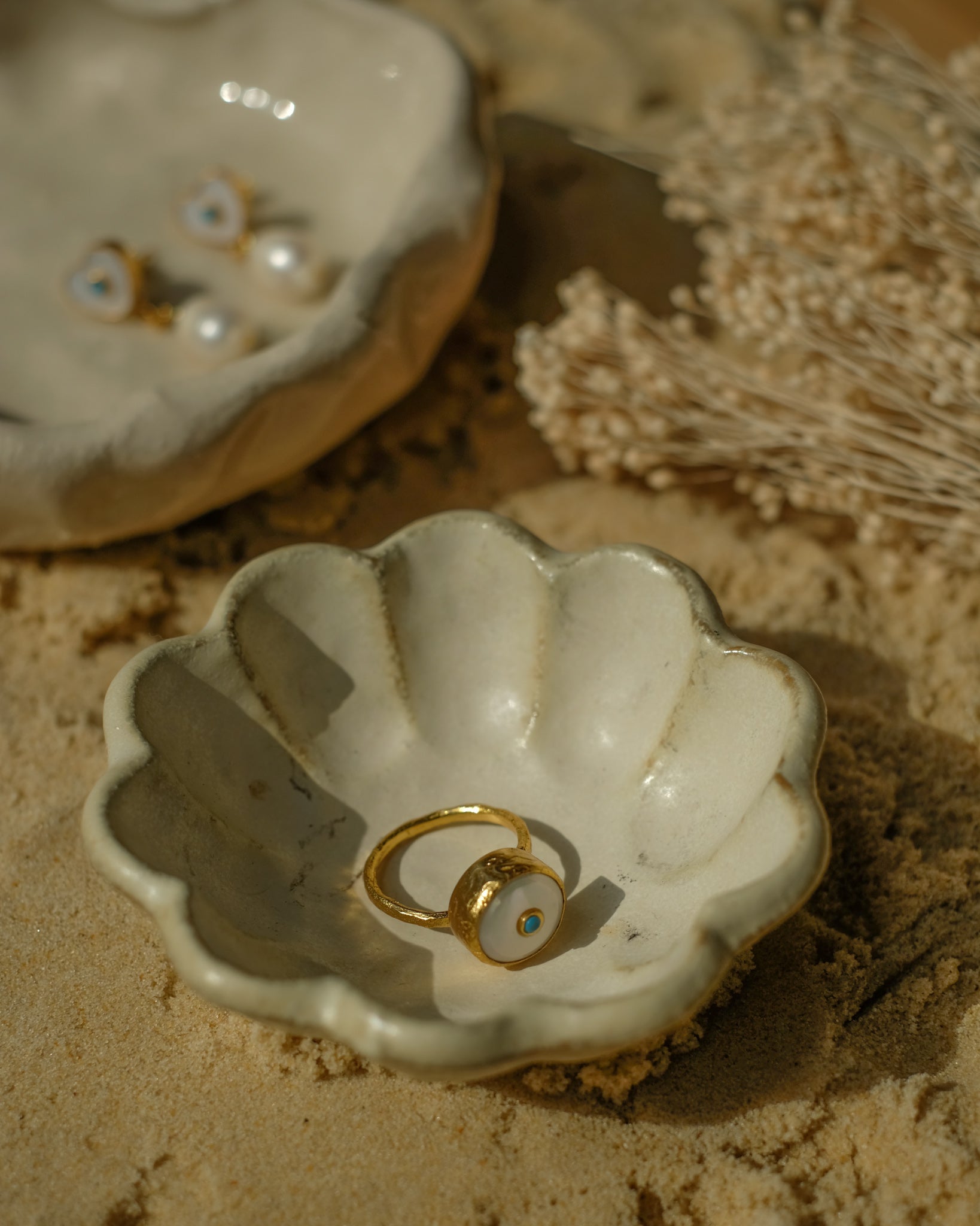 Amalfi Pearl Cocktail Ring | Sustainable Jewellery by Ottoman Hands