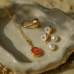 Amalfi Orange Pendant Necklace | Sustainable Jewellery by Ottoman Hands