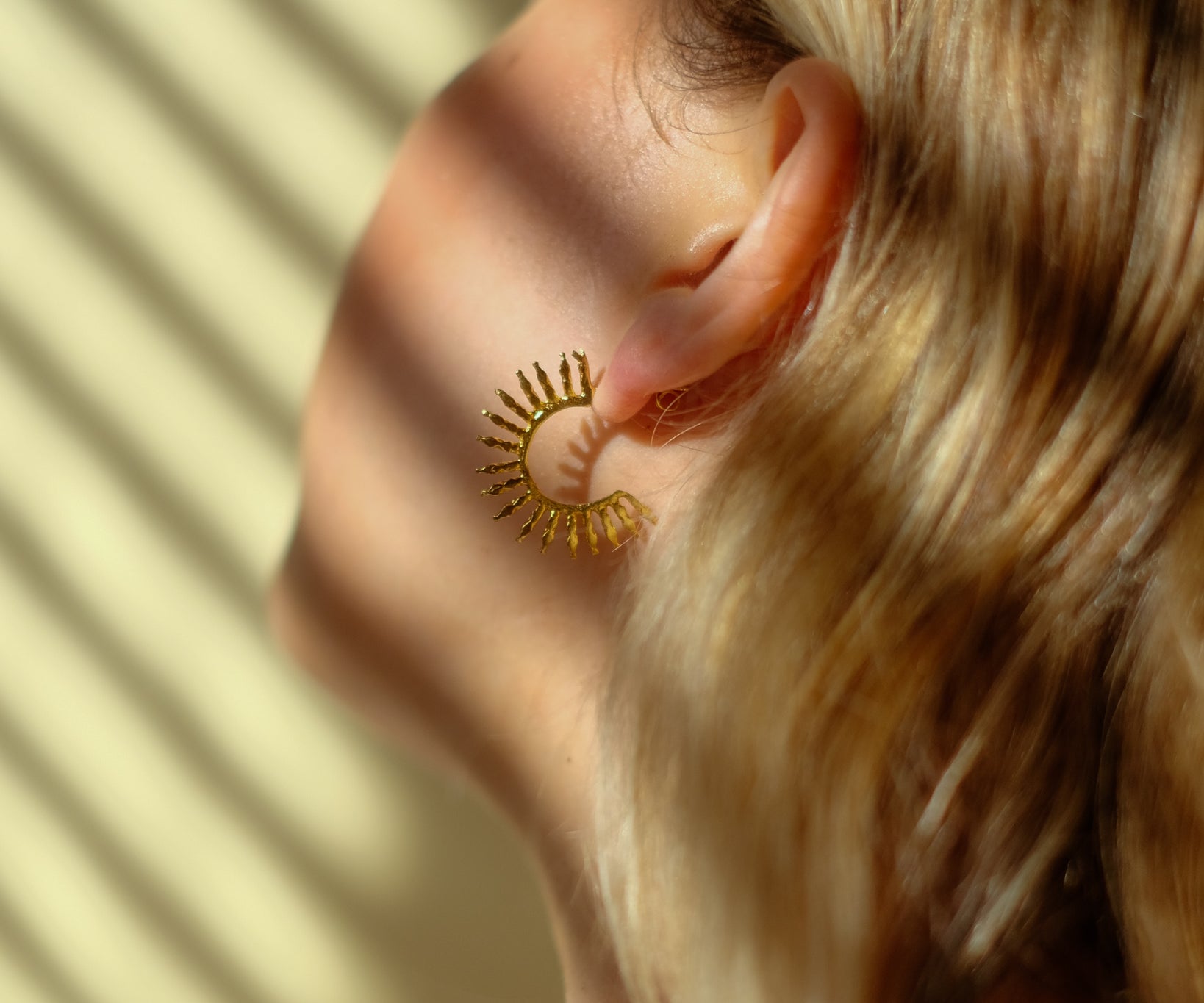 Aylin Gold Hoop Earrings | Sustainable Jewellery by Ottoman Hands