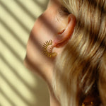 Aylin Gold Hoop Earrings | Sustainable Jewellery by Ottoman Hands