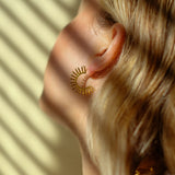 Aylin Gold Hoop Earrings | Sustainable Jewellery by Ottoman Hands