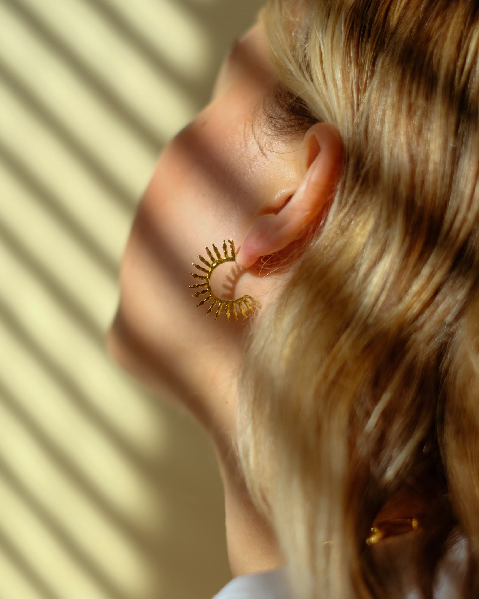 Aylin Gold Hoop Earrings | Sustainable Jewellery by Ottoman Hands