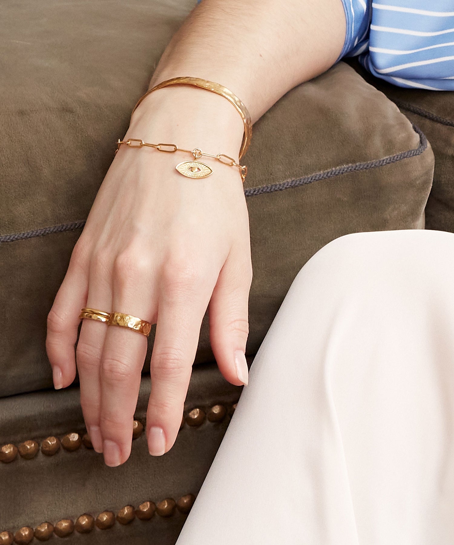 Dela Textured Band Ring | Sustainable Jewellery by Ottoman Hands