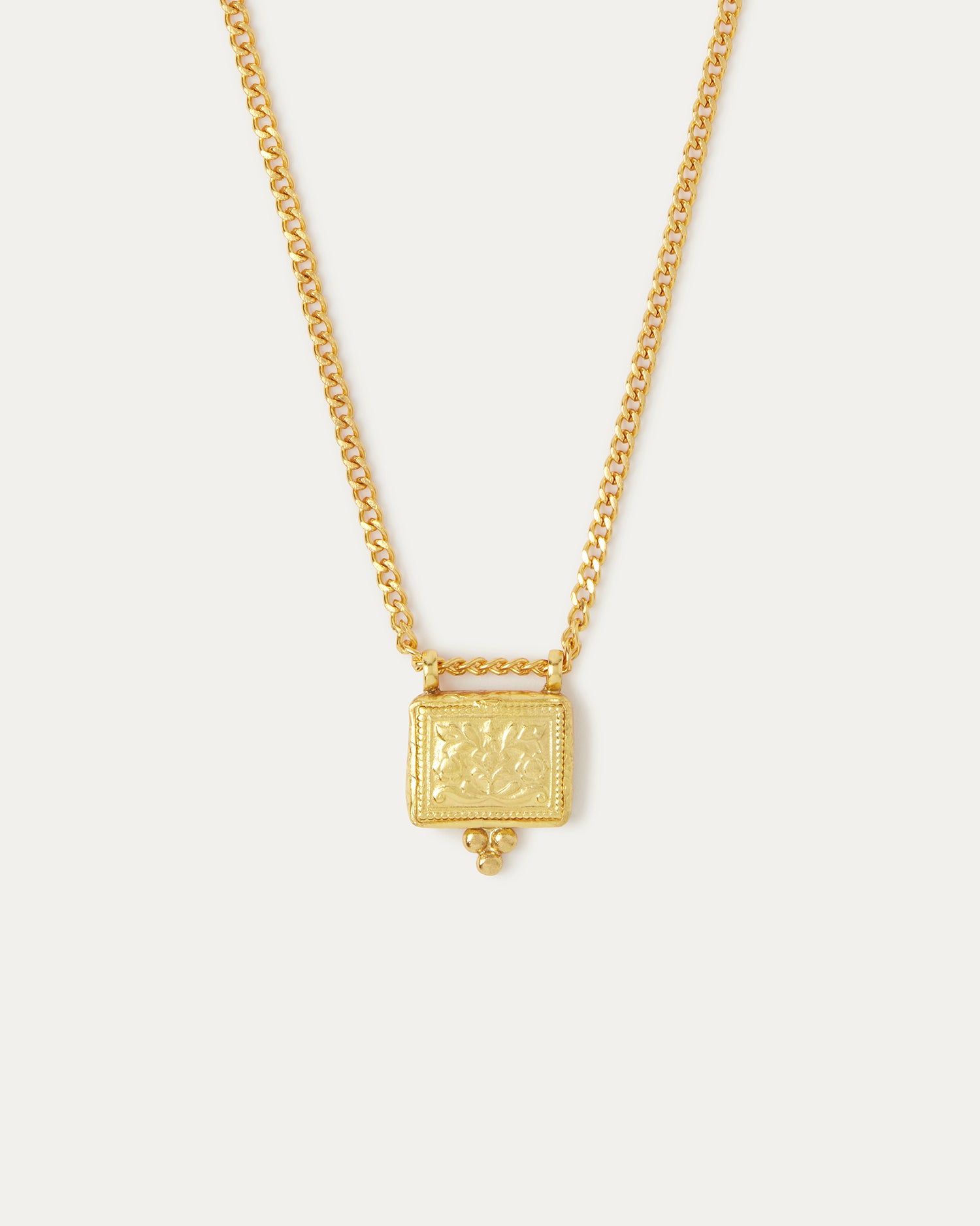 Delphi Square Pendant Necklace | Sustainable Jewellery by Ottoman Hands