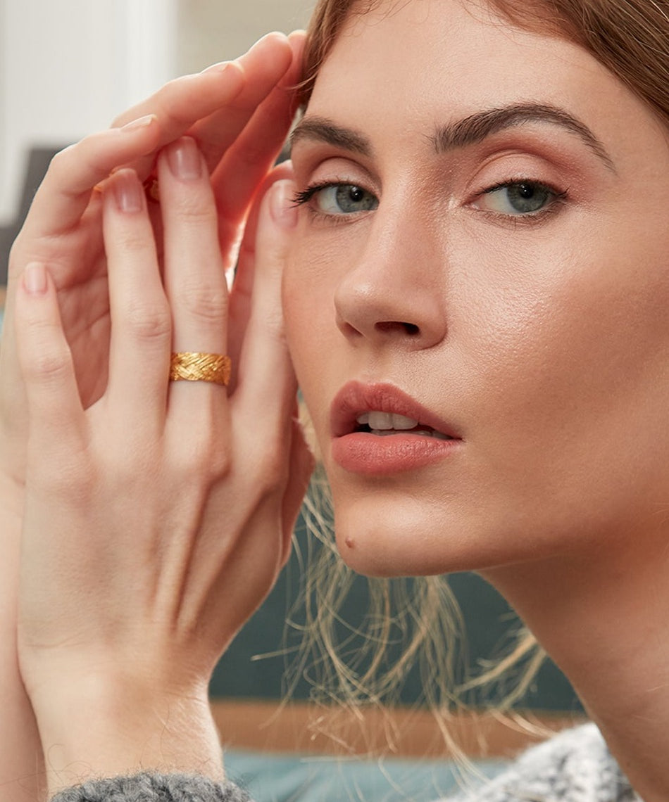 Demetra Braided Stacking Ring | Sustainable Jewellery by Ottoman Hands