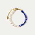 Mila Evil Eye and Pearl Beaded Bracelet | Sustainable Jewellery by Ottoman Hands