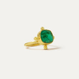 Eleanor Emerald Cocktail Ring | Sustainable Jewellery by Ottoman Hands