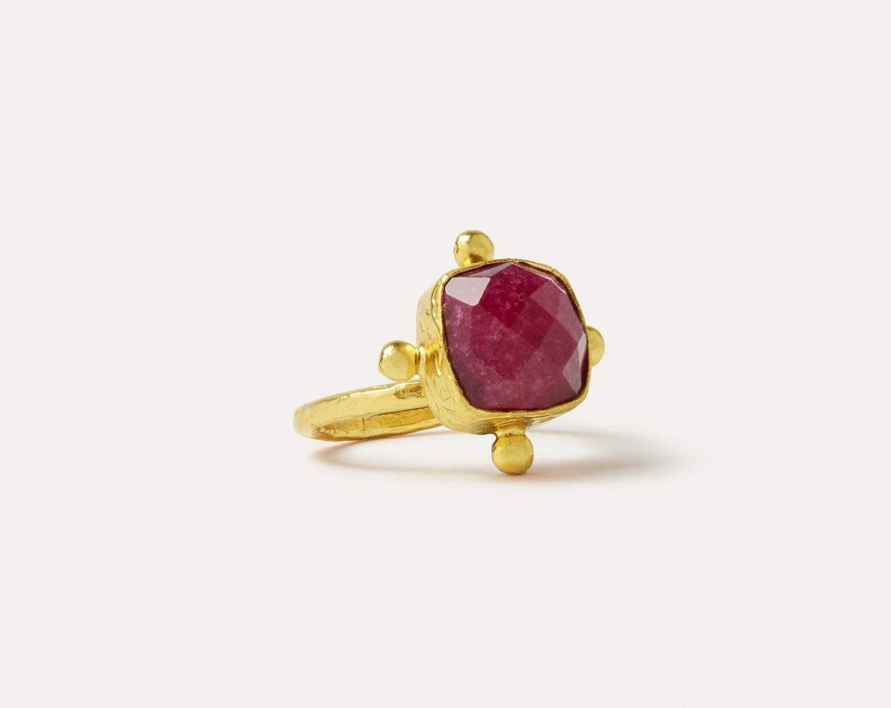 Eleanor Ruby Cocktail Ring | Sustainable Jewellery by Ottoman Hands