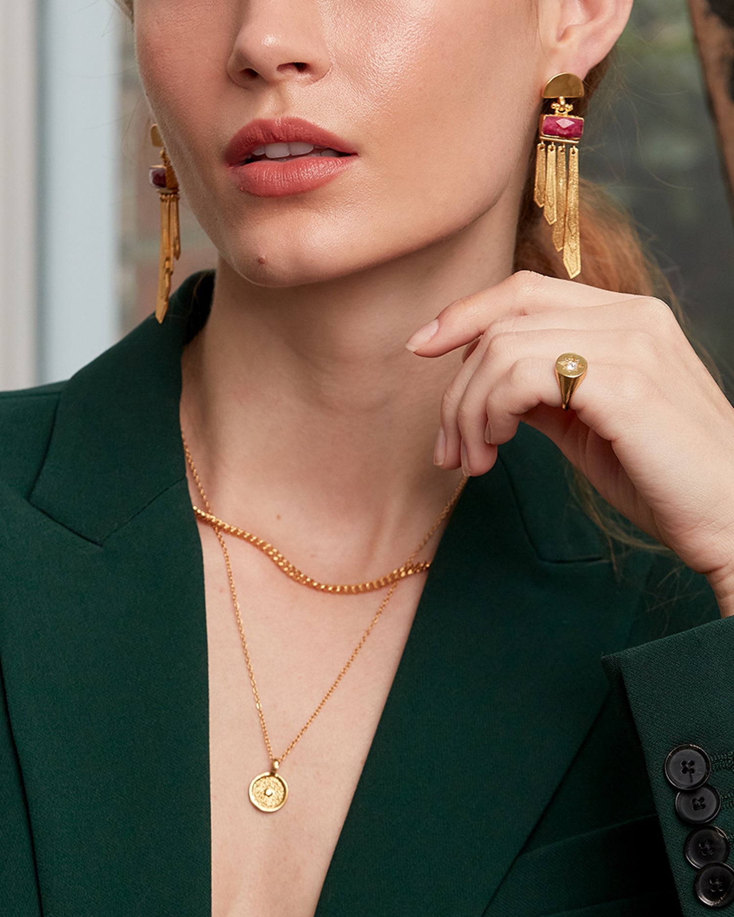 Elia Sun Charm Necklace | Sustainable Jewellery by Ottoman Hands