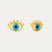 Esana Evil Eye Stud Earrings | Sustainable Jewellery by Ottoman Hands