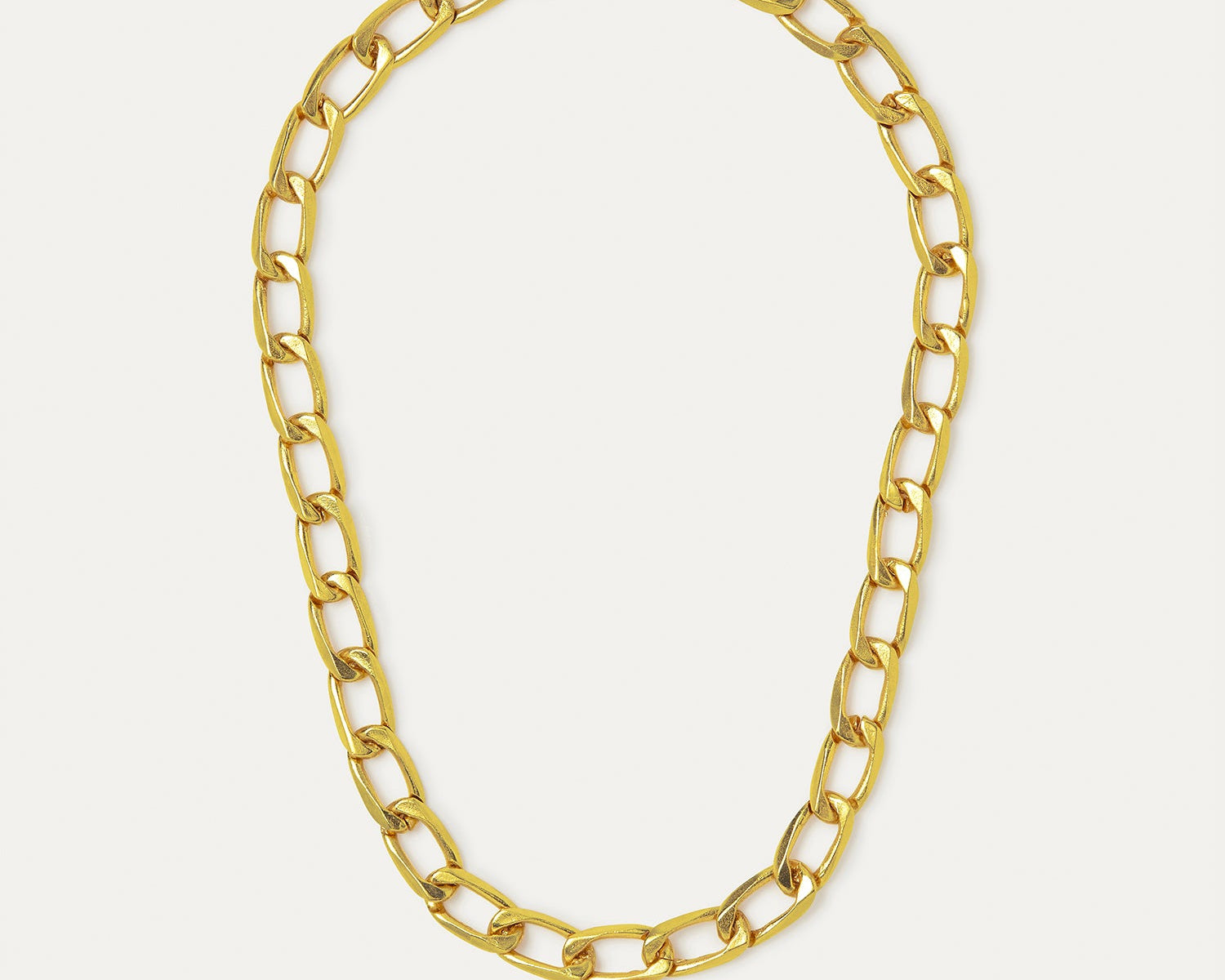 Esme Emerald Boyfriend Chain Necklace | Sustainable Jewellery by Ottoman Hands