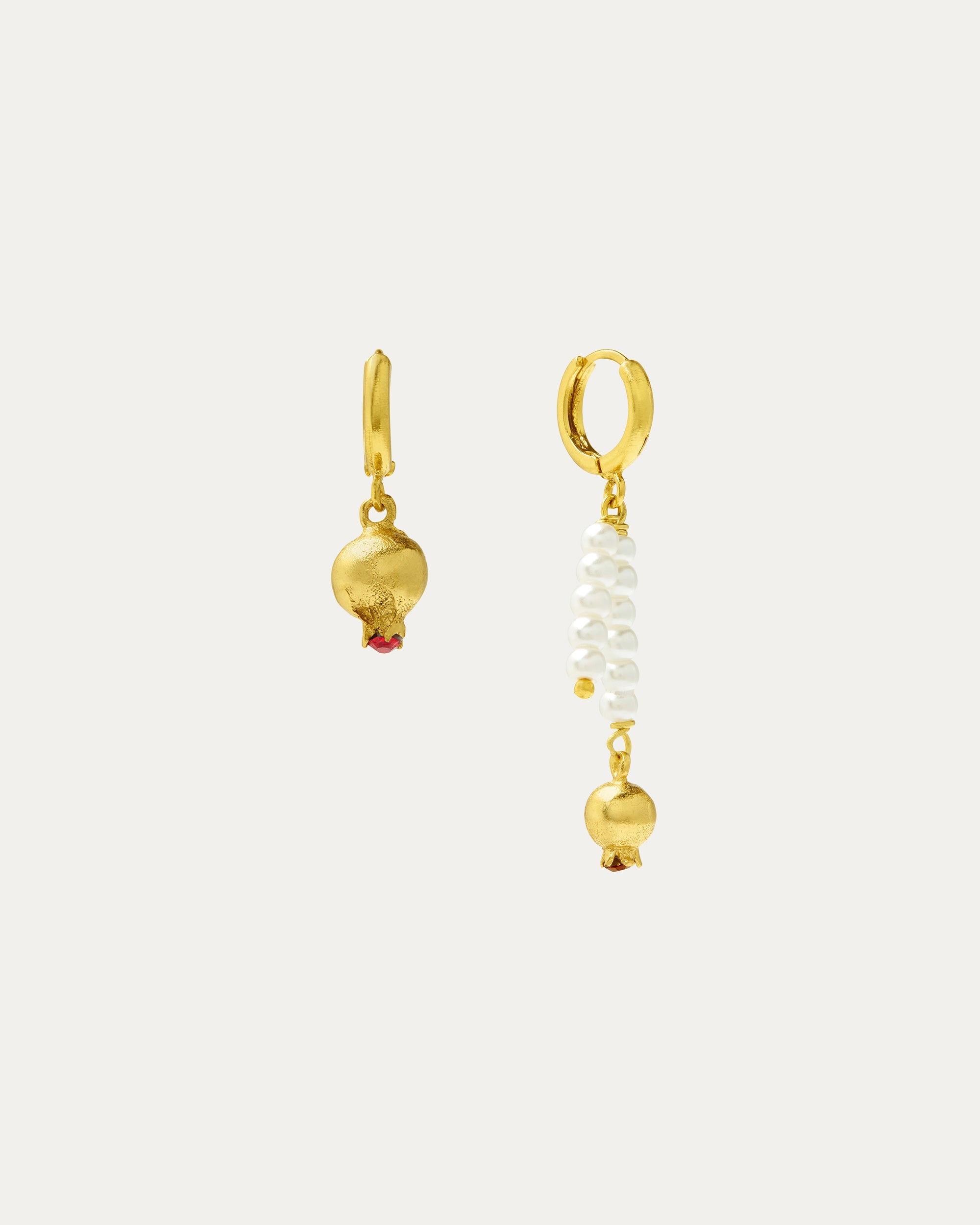 Marley Pomegranate Huggie Earrings | Sustainable Jewellery by Ottoman Hands