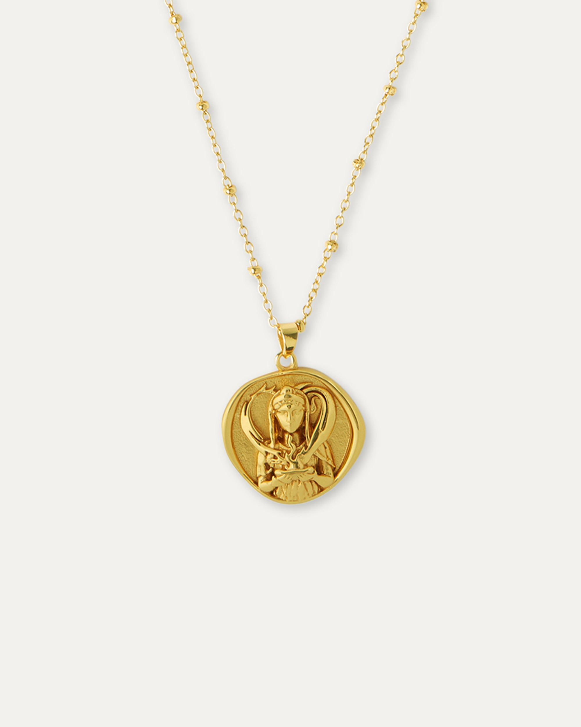 Goddess Hestia Pendant Necklace | Sustainable Jewellery by Ottoman Hands