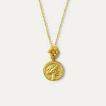 Goddess Demeter Coin Pendant Necklace | Sustainable Jewellery by Ottoman Hands