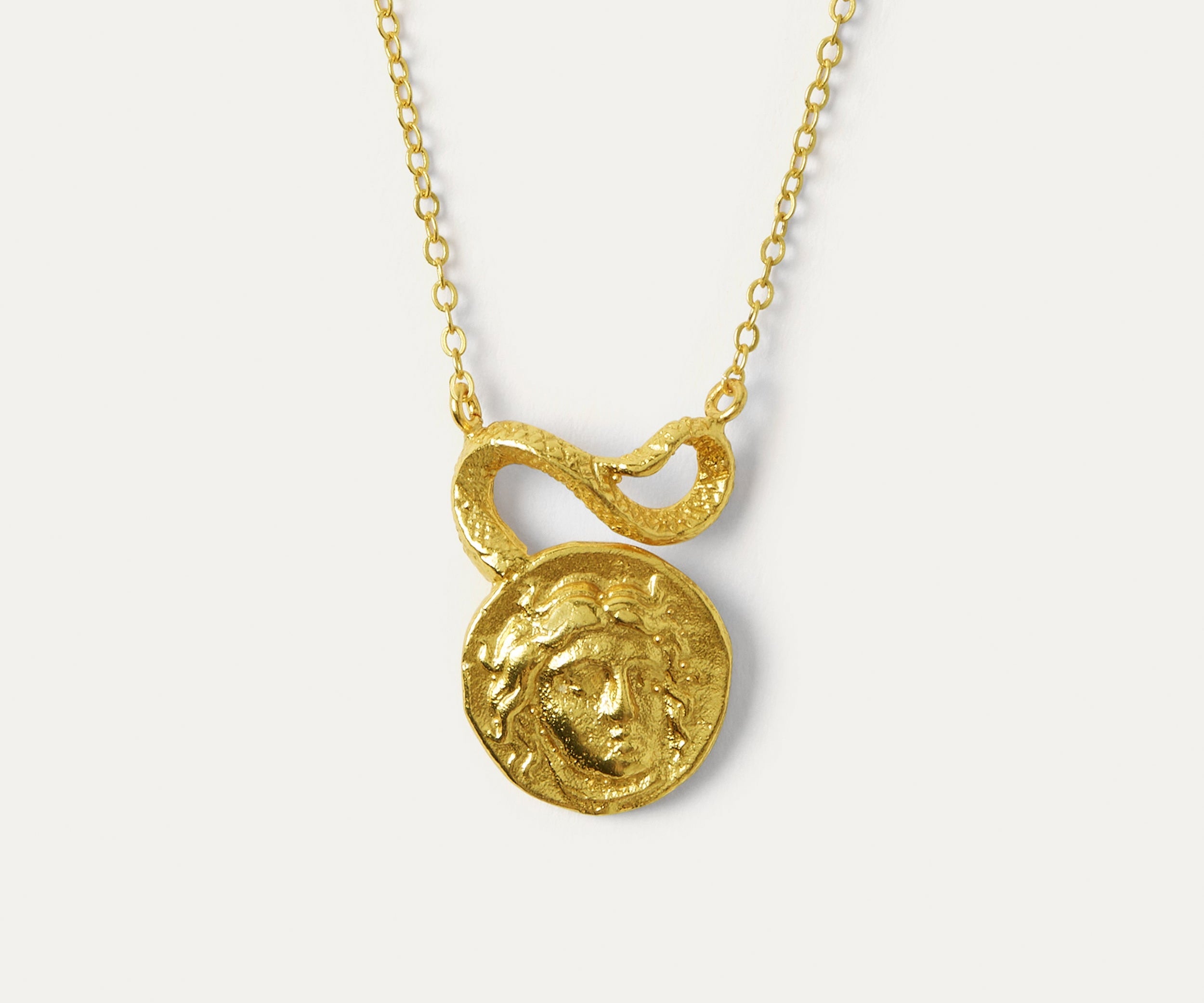 Gorgon Medusa Pendant Necklace | Sustainable Jewellery by Ottoman Hands
