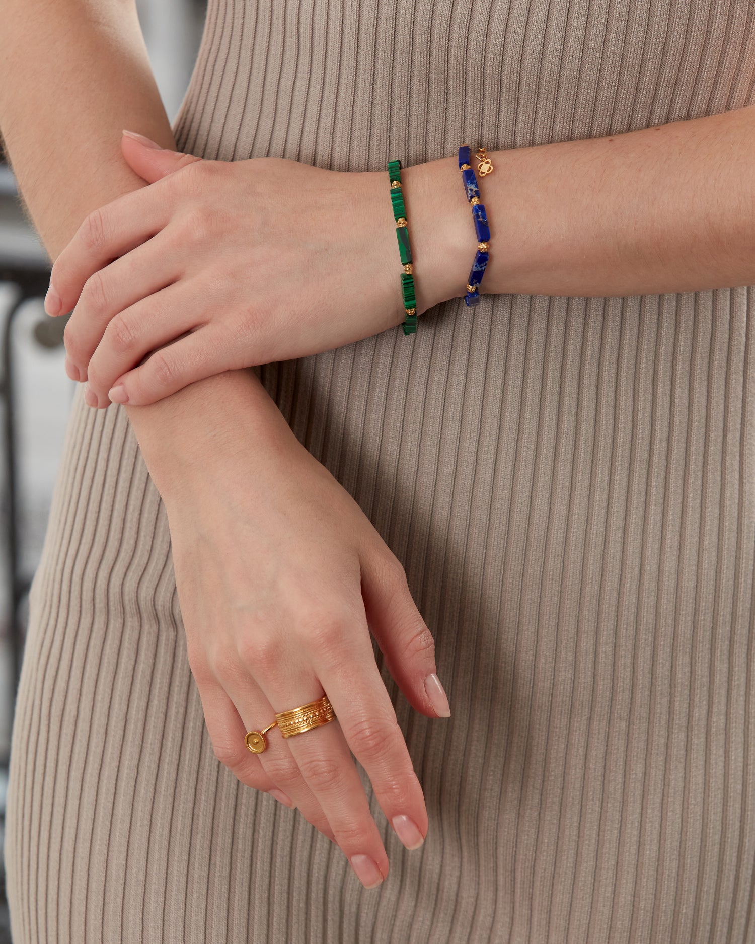 Horai Textured Stacking Ring | Sustainable Jewellery by Ottoman Hands