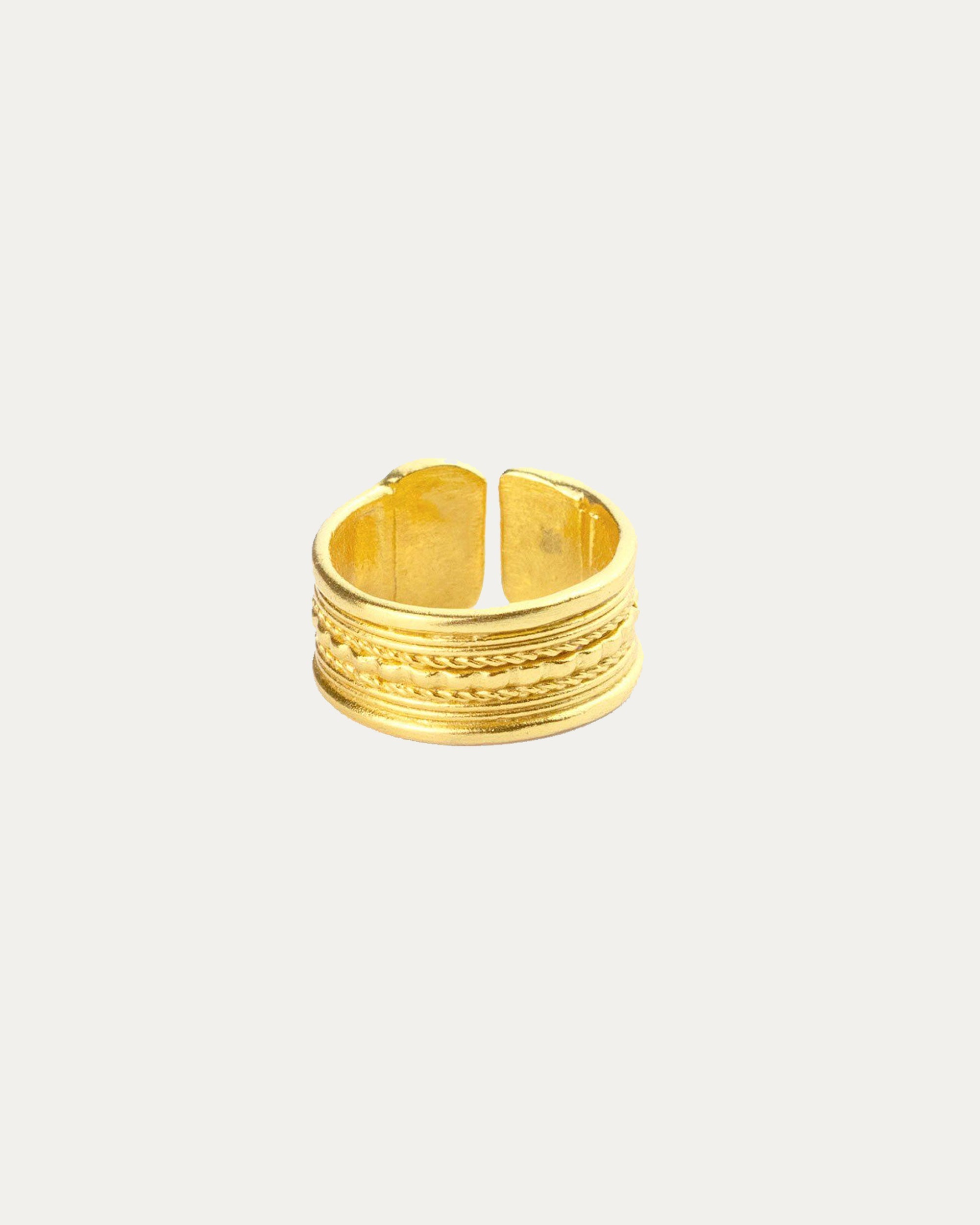Horai Textured Stacking Ring | Sustainable Jewellery by Ottoman Hands
