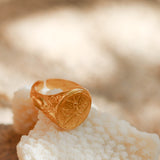 'She Flies With Her Own Wings' Engraved Ring | Sustainable Jewellery by Ottoman Hands