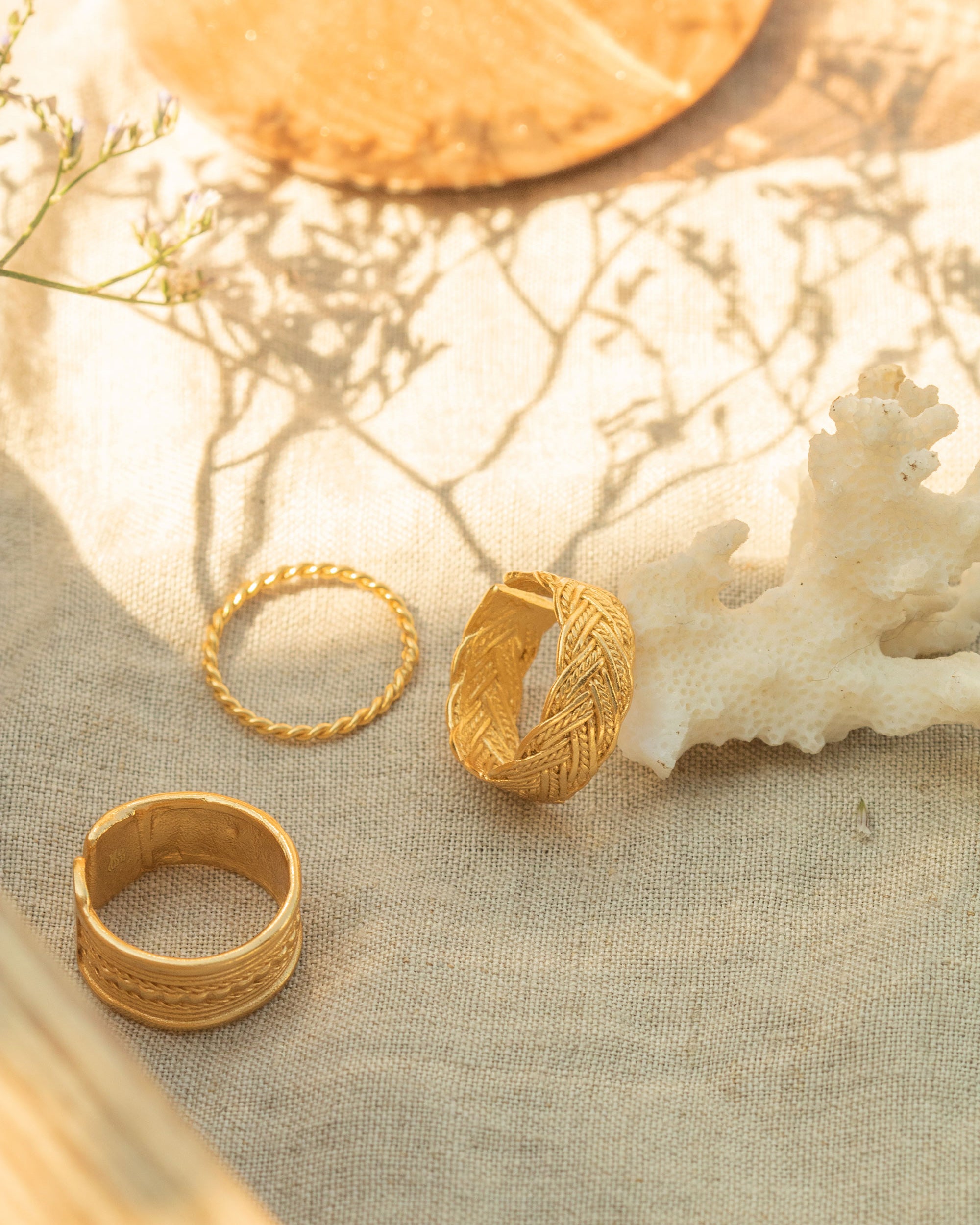 Demetra Braided Stacking Ring | Sustainable Jewellery by Ottoman Hands