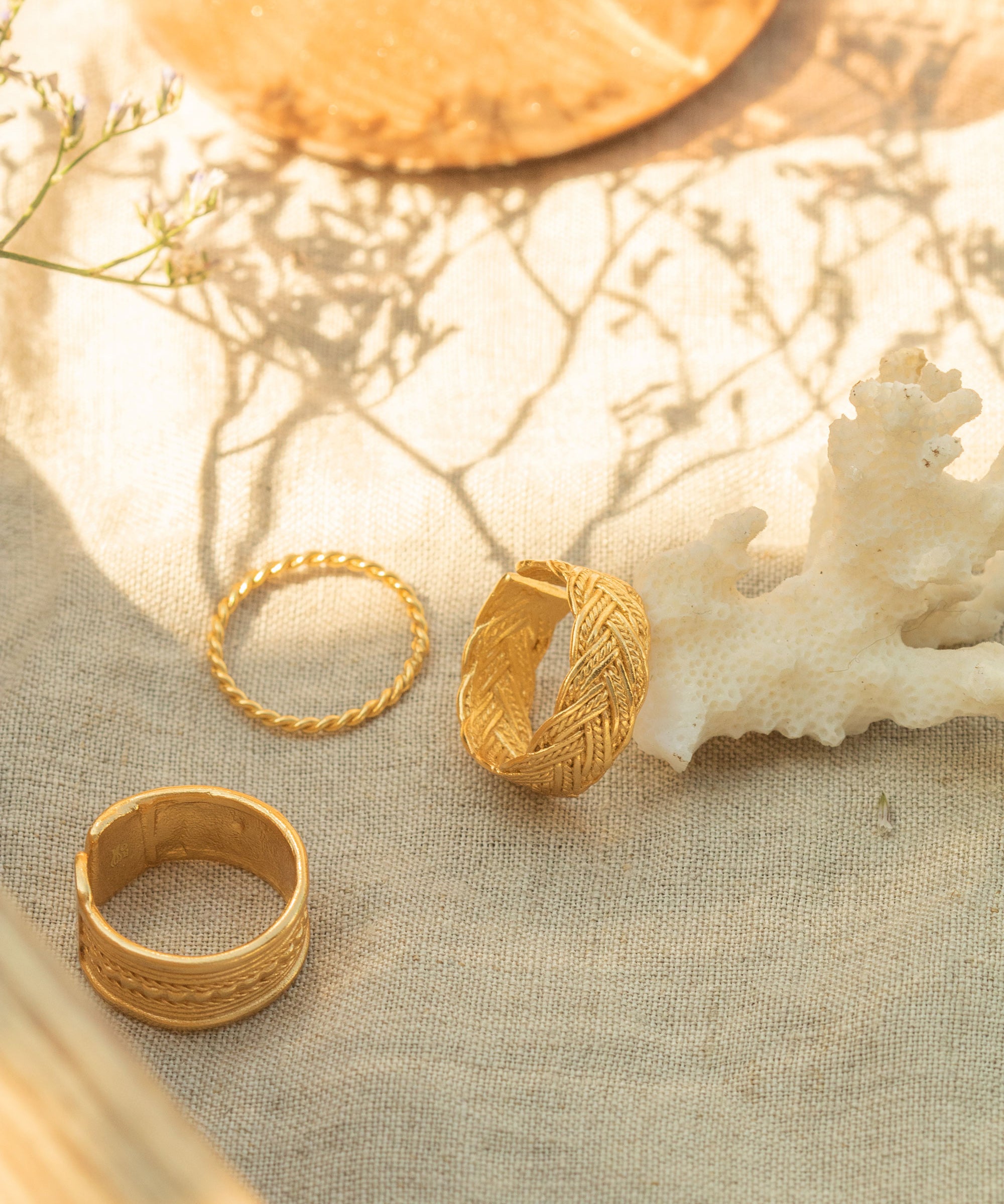 Horai Braided Stacking Ring | Sustainable Jewellery by Ottoman Hands