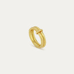 Iris Double Band Link Ring | Sustainable Jewellery by Ottoman Hands