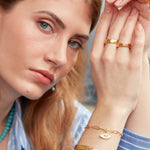 Iris Double Band Link Ring | Sustainable Jewellery by Ottoman Hands