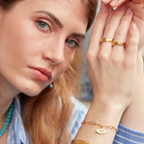 Iris Double Band Link Ring | Sustainable Jewellery by Ottoman Hands