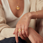 Jolene Gold Stacking Ring | Sustainable Jewellery by Ottoman Hands