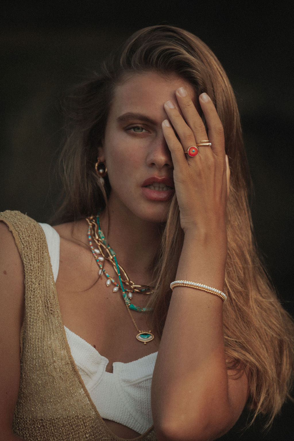 June Pearl Beaded Cuff Bracelet | Sustainable Jewellery by Ottoman Hands