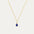 Leya Lapis Tear Drop Pendant Necklace | Sustainable Jewellery by Ottoman Hands