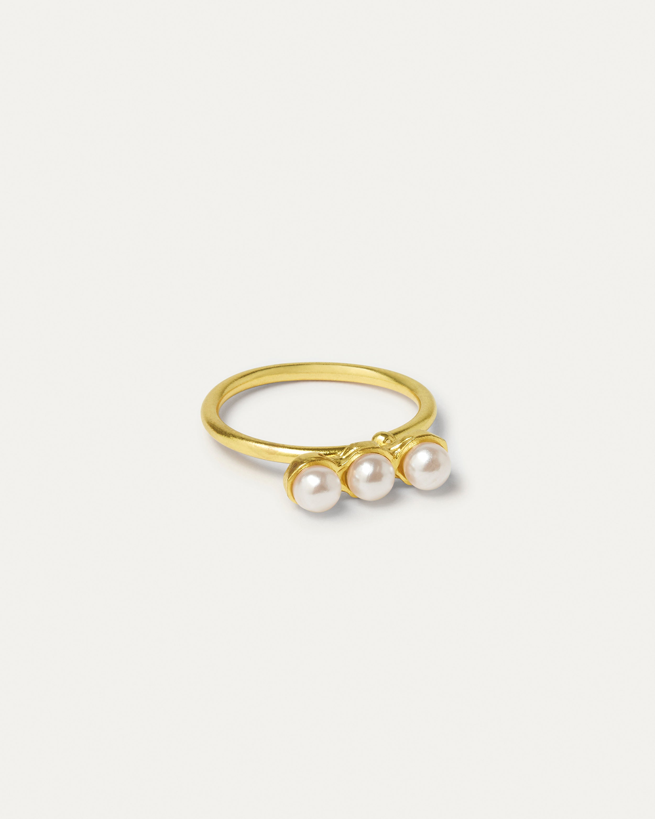 Lorelai Pearl Stacking Ring | Sustainable Jewellery by Ottoman Hands