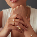 Lorelai Pearl Stacking Ring | Sustainable Jewellery by Ottoman Hands