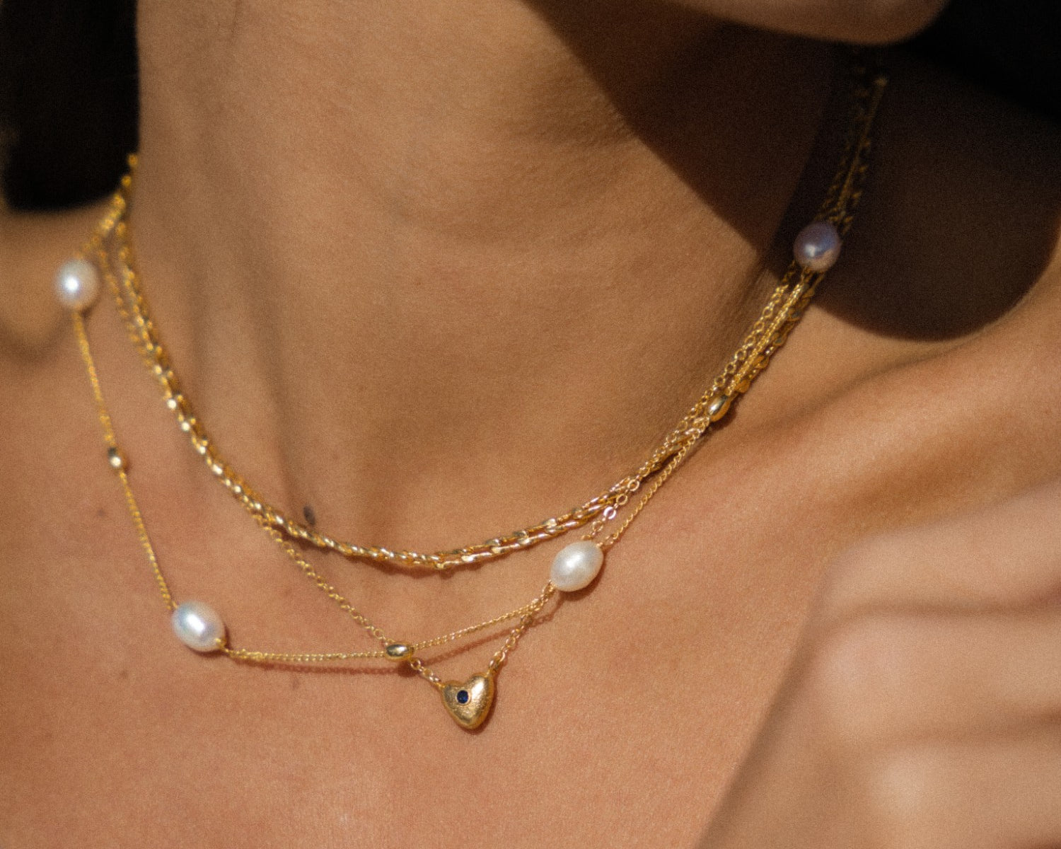 Lyra Pearl Beaded Necklace | Sustainable Jewellery by Ottoman Hands