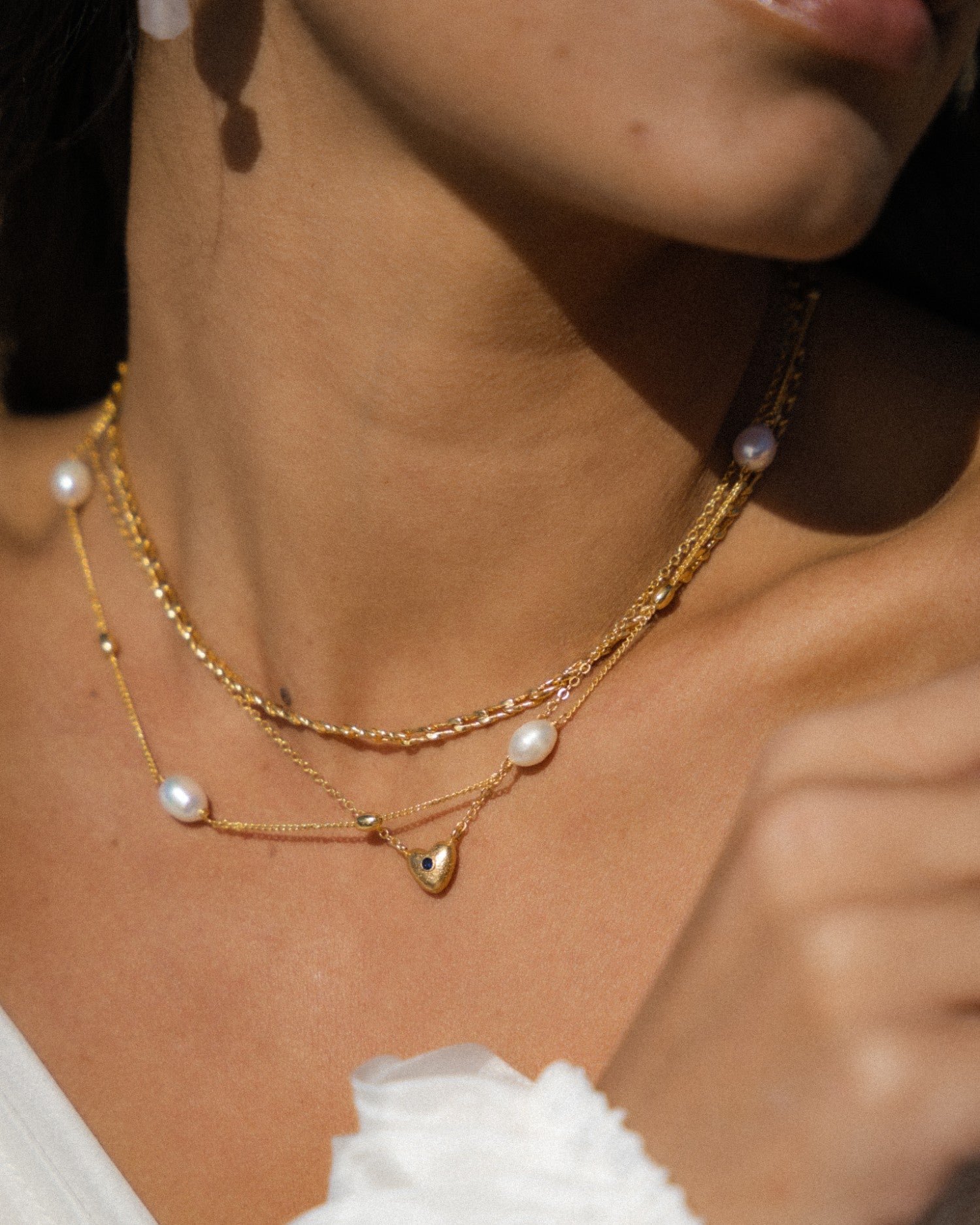 Lyra Pearl Beaded Necklace | Sustainable Jewellery by Ottoman Hands