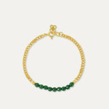 Margot Green Jade Chain Bracelet | Sustainable Jewellery by Ottoman Hands