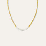 Margot Pearl Beaded Chain Necklace | Sustainable Jewellery by Ottoman Hands