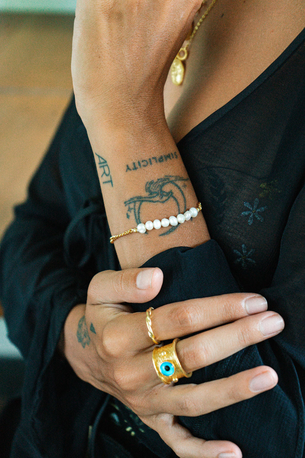 Margot Pearl Chain Bracelet | Sustainable Jewellery by Ottoman Hands