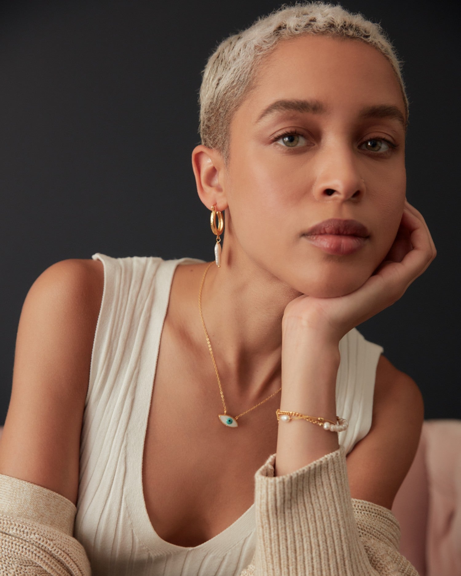 Margot Pearl Chain Bracelet | Sustainable Jewellery by Ottoman Hands