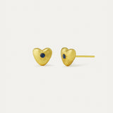 Marina Heart Stud Earrings | Sustainable Jewellery by Ottoman Hands