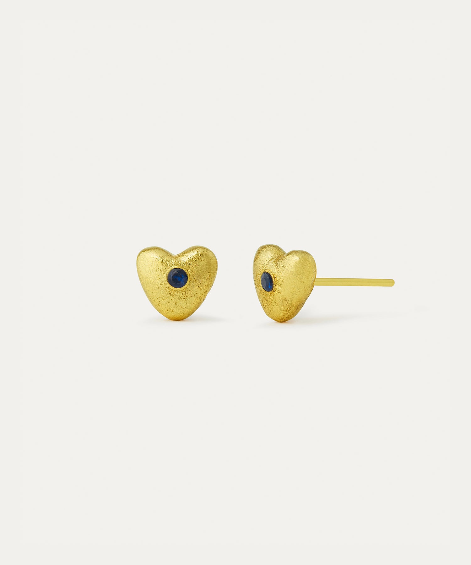 Marina Heart Stud Earrings | Sustainable Jewellery by Ottoman Hands