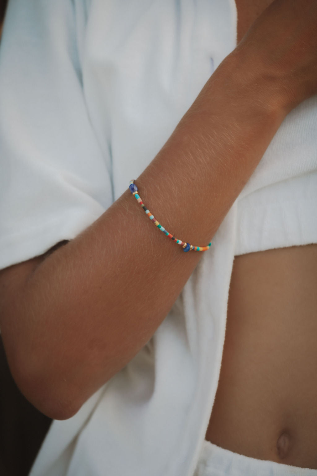 Meghan Multi Colour Beaded Bracelet | Sustainable Jewellery by Ottoman Hands
