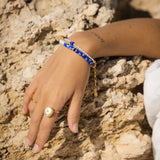 Mila Evil Eye and Pearl Beaded Bracelet | Sustainable Jewellery by Ottoman Hands