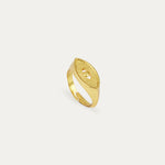Nera Eye Signet Ring | Sustainable Jewellery by Ottoman Hands